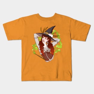 The witch with her mouse Kids T-Shirt